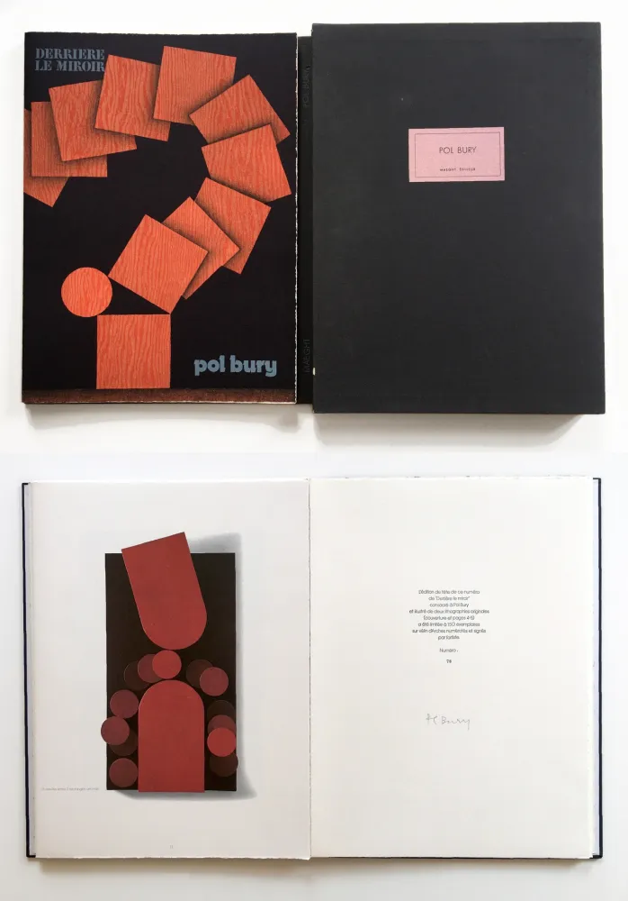 插图书 Bury - Derrière le Miroir n° 228. POL BURY. Mars 1978. TIRAGE DE LUXE SIGNÉ.
