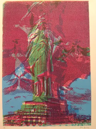 石版画 Bury - Liberty