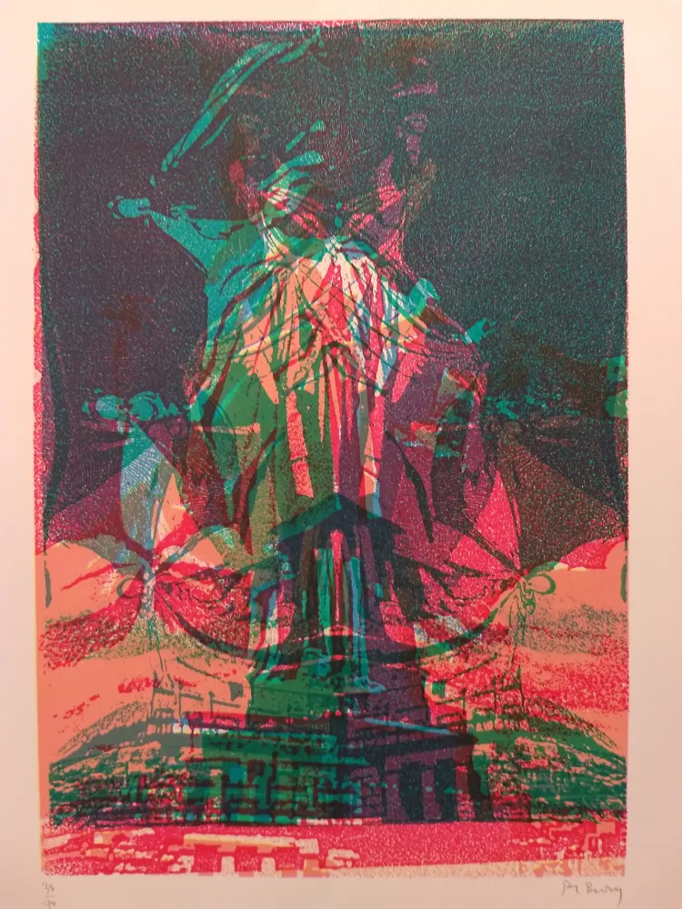 石版画 Bury - Liberty