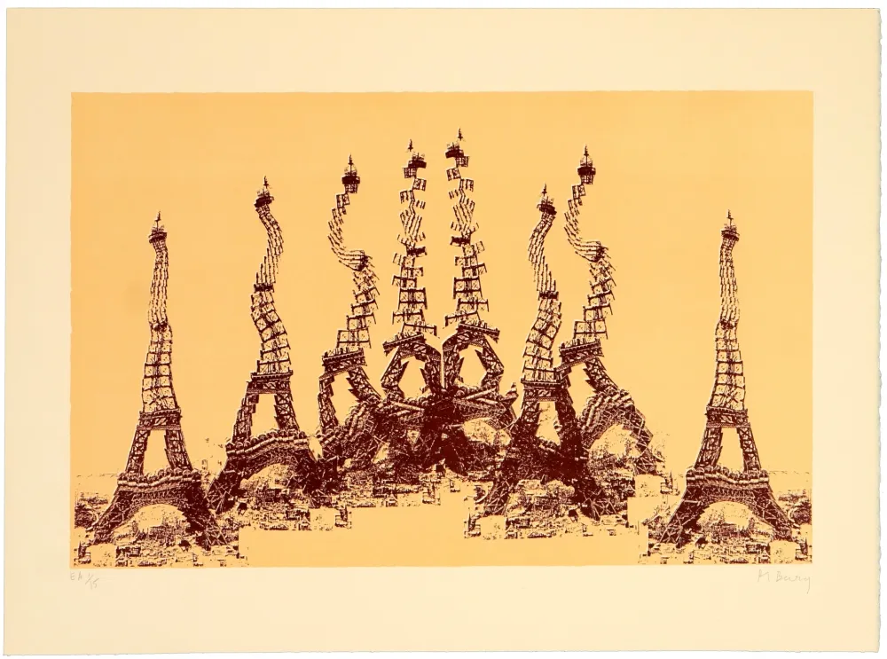 石版画 Bury - Sans titre