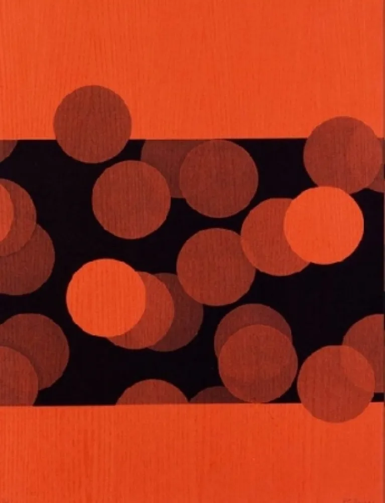 蚀刻版画 Bury - Vingt-quatre disques entre deux