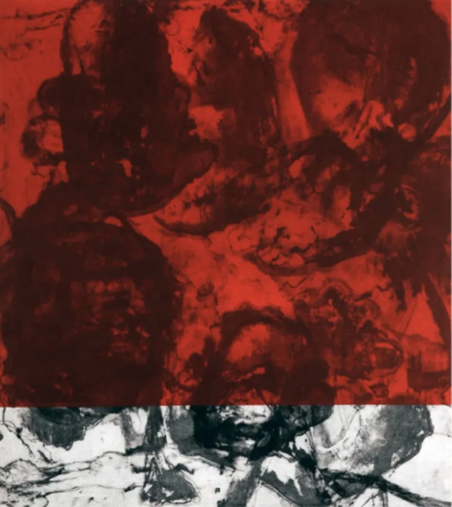 飞尘腐蚀法 Cabrita Reis - E as estrelas do céu cairam na terra....III