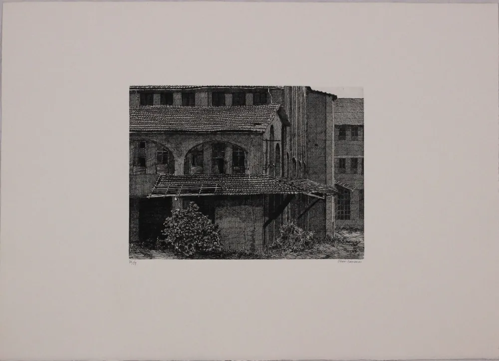 蚀刻版画 Cacciarini - Untitled