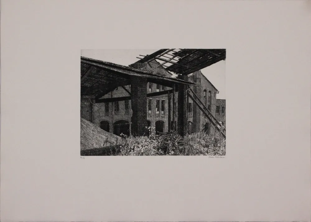 蚀刻版画 Cacciarini - Untitled