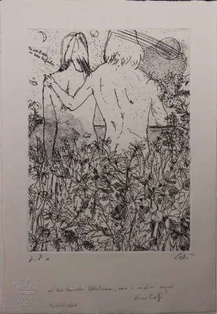 蚀刻版画 Caffè - Untitled