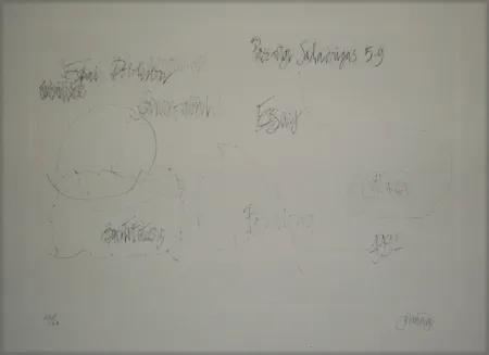 石版画 Cage - Essays