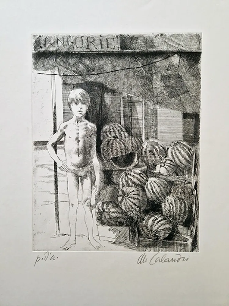 蚀刻版画 Calandri - Anguria