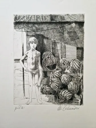 蚀刻版画 Calandri - Anguria