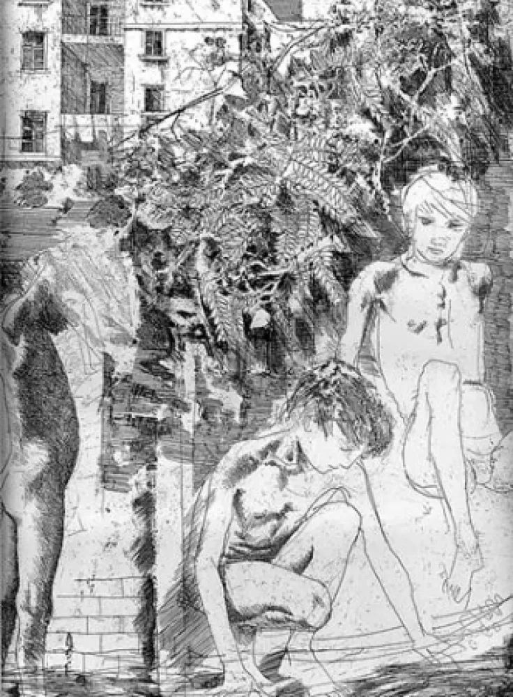 版画 Calandri - Estate