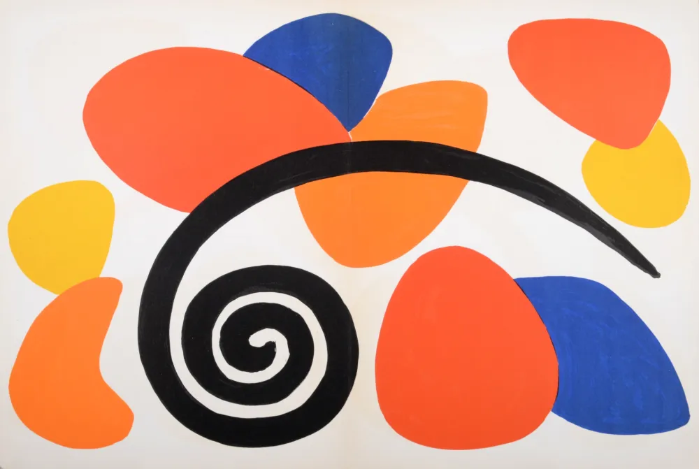 石版画 Calder - Abstract composition (A), 1968