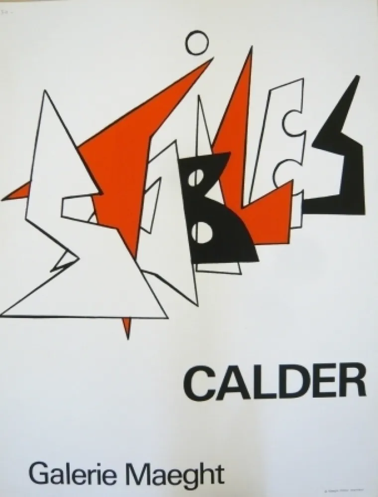 海报 Calder - Affiche exposition galerie Maeght