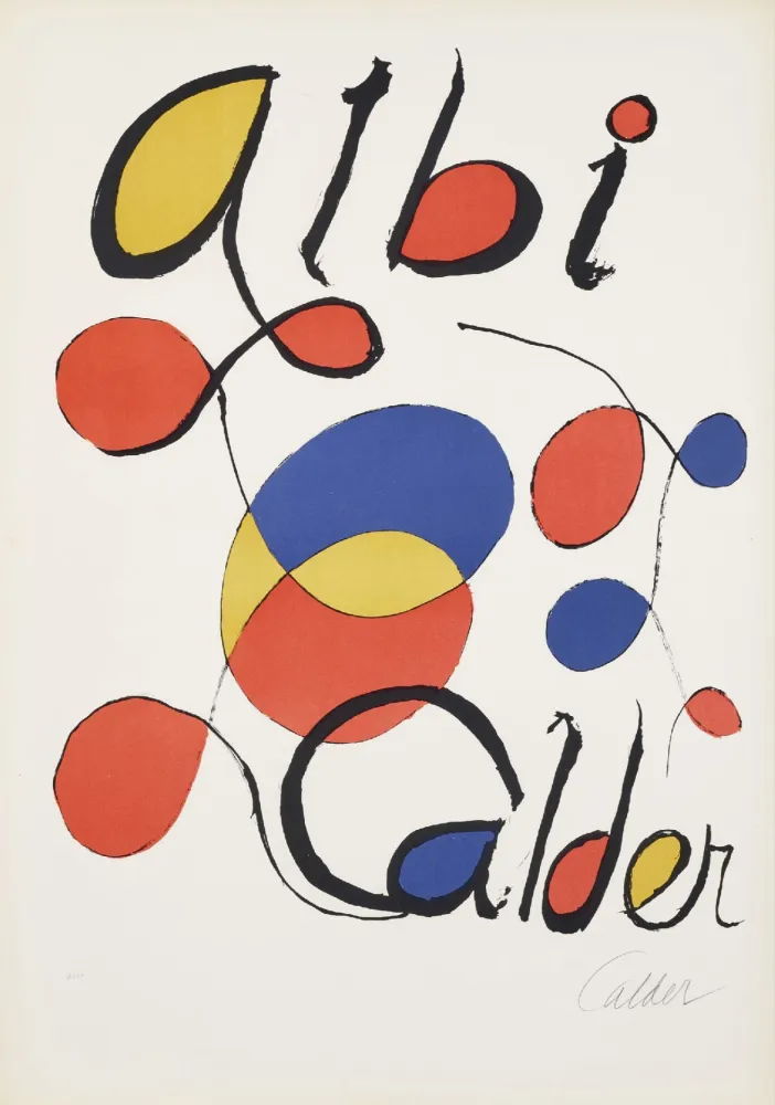 石版画 Calder - Albi