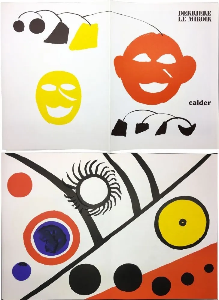 插图书 Calder - CALDER. DERRIÈRE LE MIROIR N° 221. 7 lithographies originales (1976).