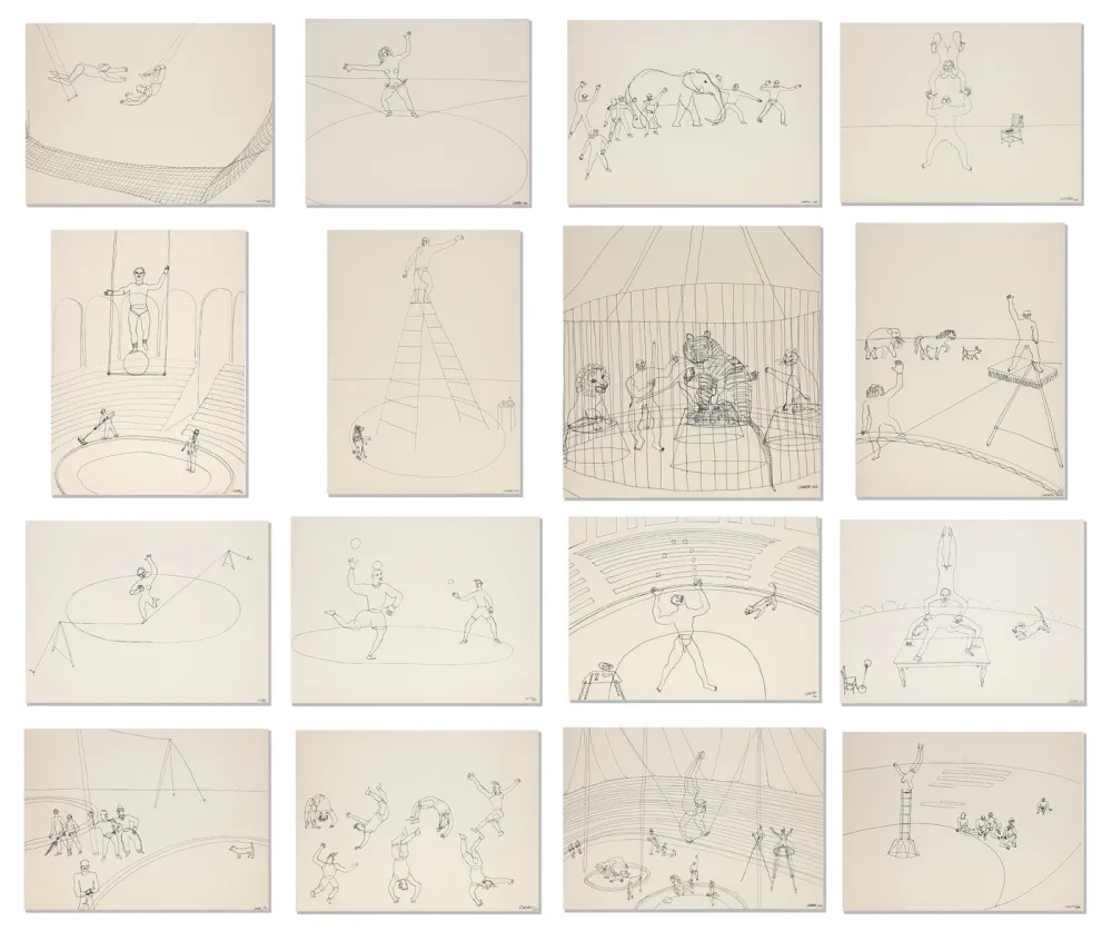 胶版印刷 Calder - Calder’s Circus