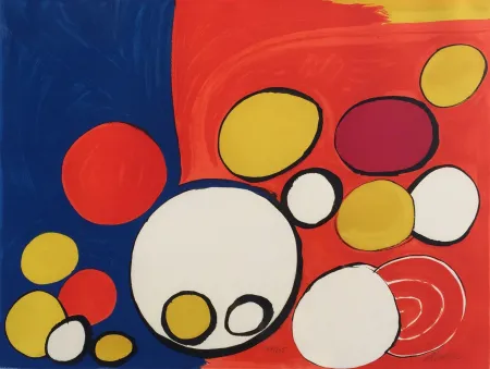 石版画 Calder - Circle with Eyes - Our Unfinished Revolution