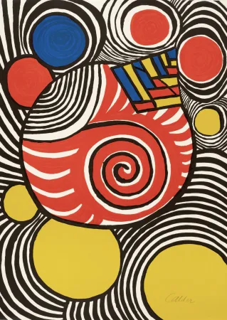 石版画 Calder - Clown