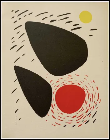石版画 Calder - COMPOSITION 
