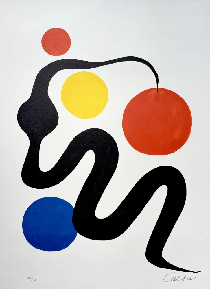 无技术 Calder -  Composition Serpentine