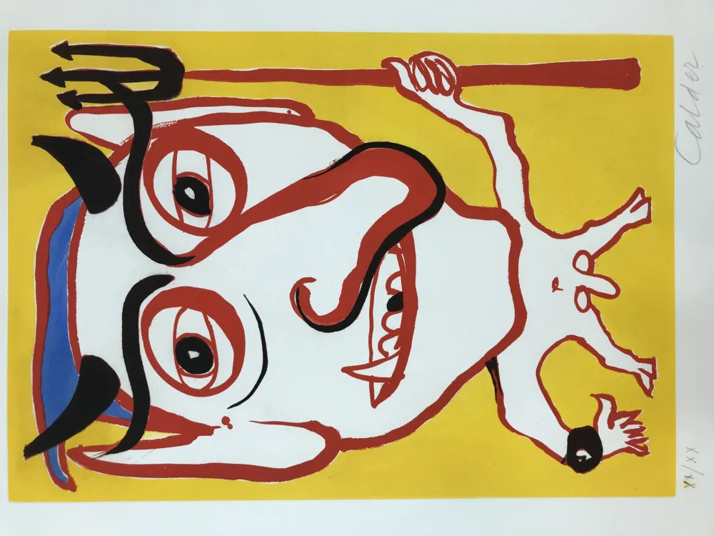 蚀刻飞尘法 Calder - Constantin Tacou