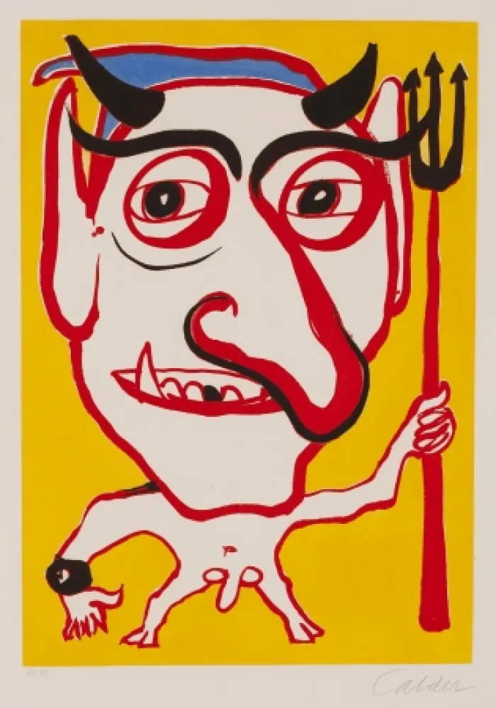 蚀刻飞尘法 Calder - Constantin Tacou