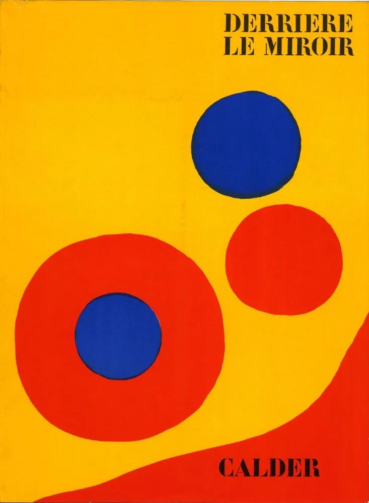 插图书 Calder - DERRIÈRE LE MIROIR N° 201. 5 LITHOGRAPHIES ORIGINALES EN COULEURS.1973.