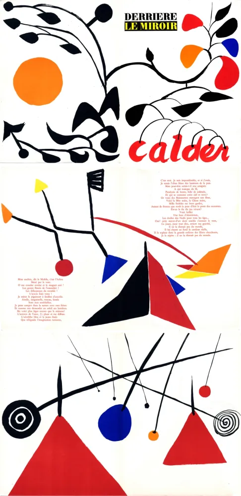 插图书 Calder - DERRIÈRE LE MIROIR N° 69-70. CALDER. Octobre-novembre 1954.