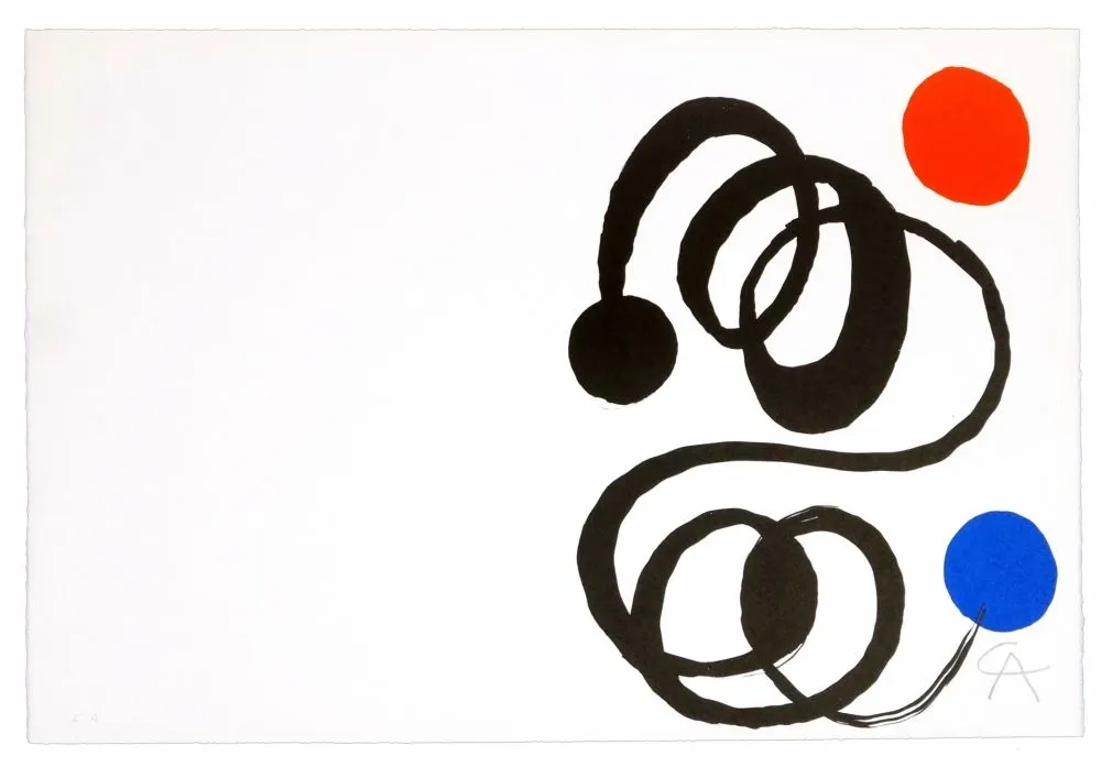 石版画 Calder - Enfoncez le mot...