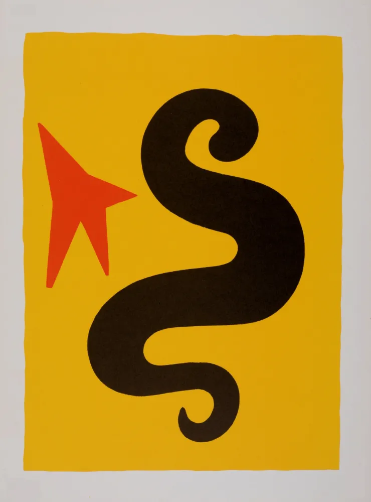 石版画 Calder - Fêtes III, 1971