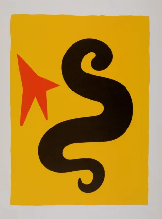 石版画 Calder - Fêtes III, 1971