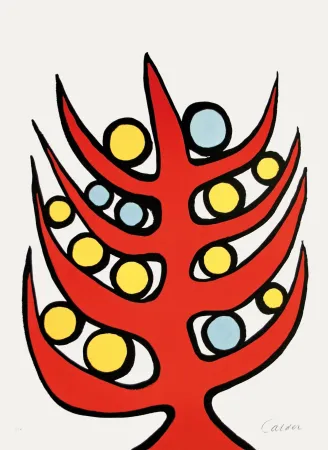 石版画 Calder - L’albero del bene e del male