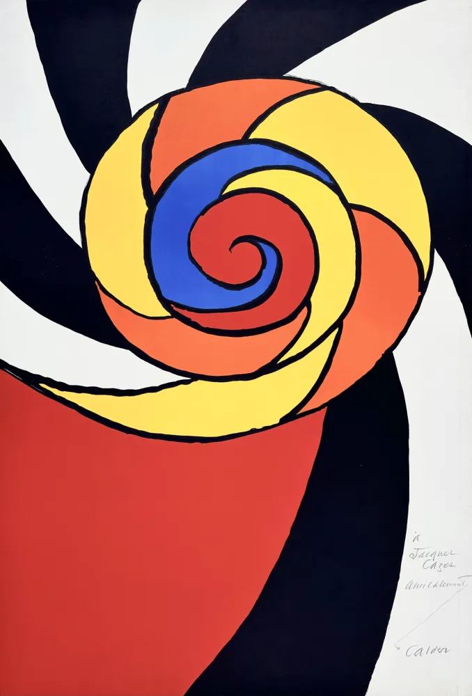 石版画 Calder - Le Turban
