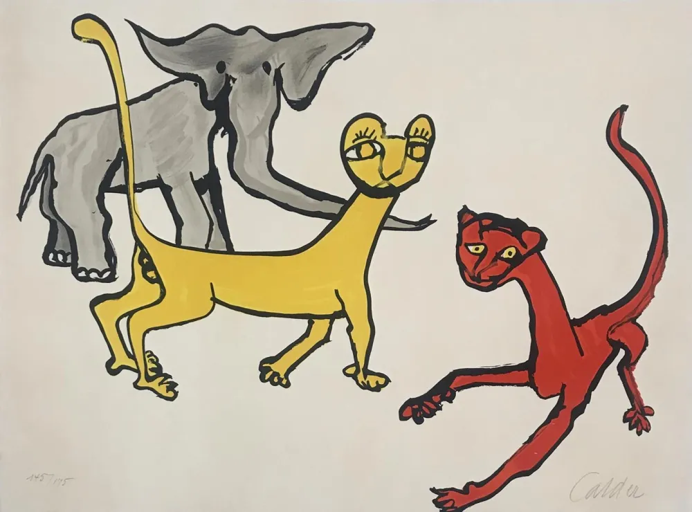 石版画 Calder - Our Unfinished Revolution: Animals