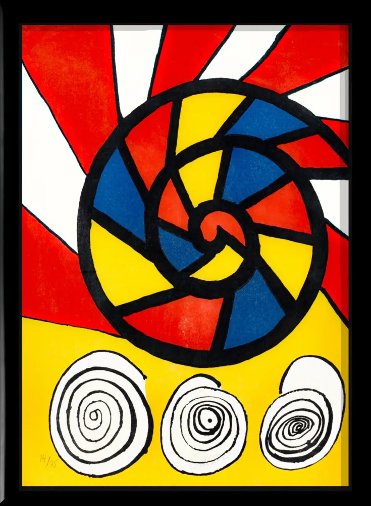 石版画 Calder - Phonograph