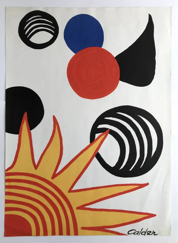 石版画 Calder - Plaisirs du néophyte (La Mémoire élémentaire)