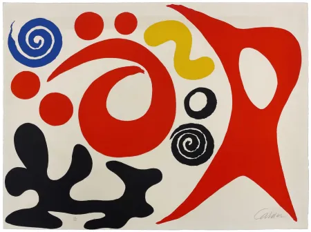 石版画 Calder - Plancton
