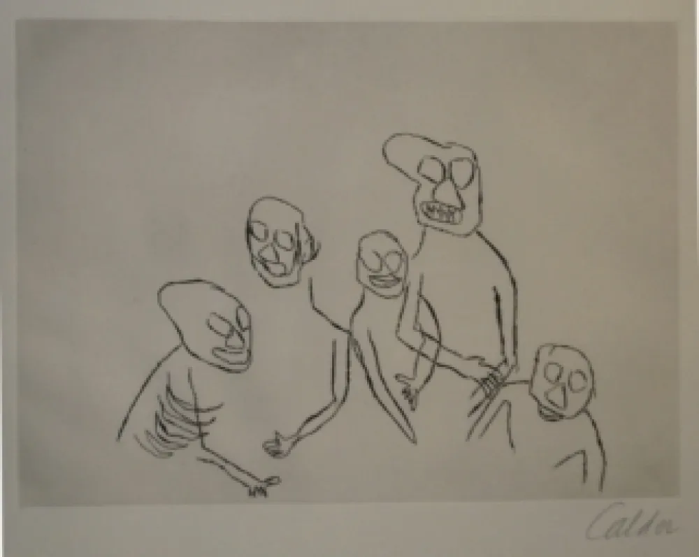 版画 Calder - Santa Klaus 5