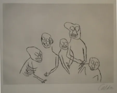 版画 Calder - Santa Klaus 5