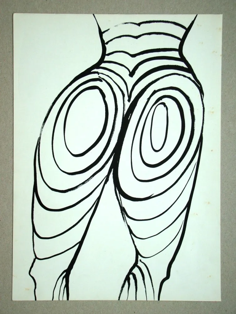 石版画 Calder - Smoke rings