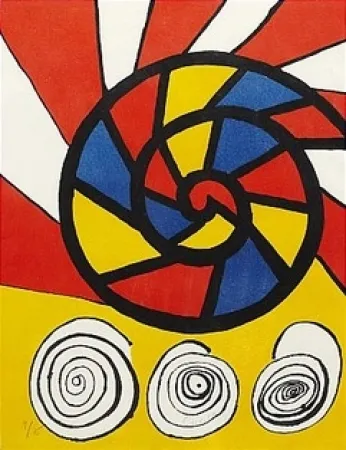 石版画 Calder - Sonet