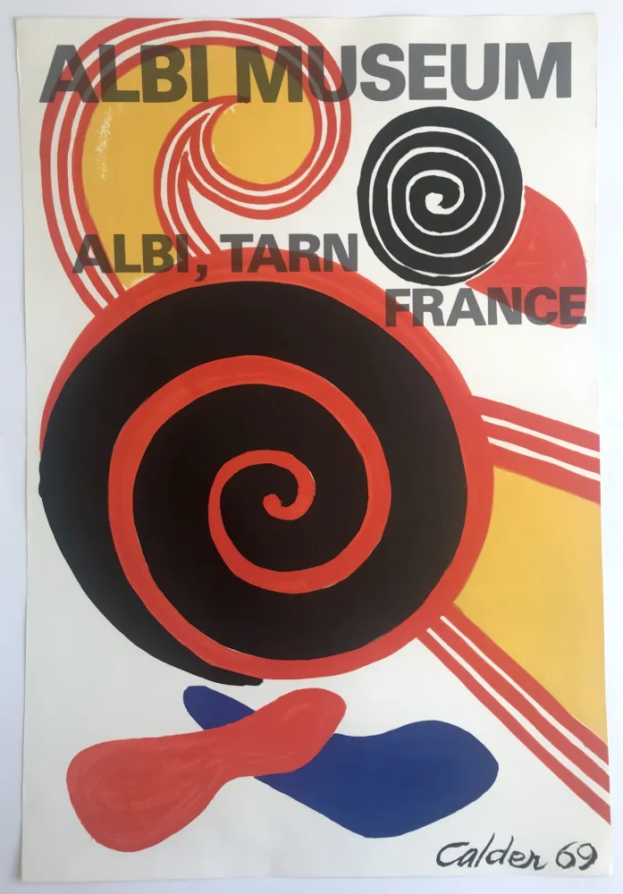 石版画 Calder - Spirals / Albi Museum