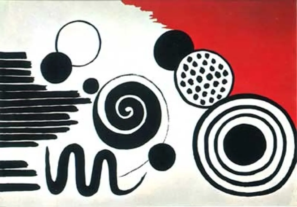 石版画 Calder - The way to the word