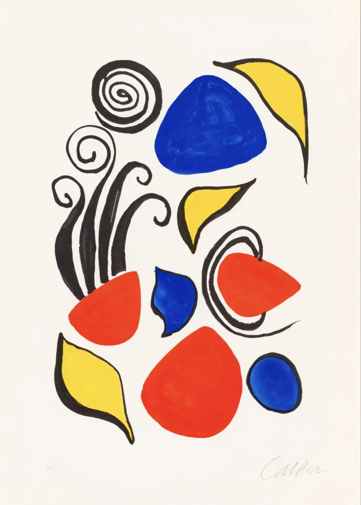 石版画 Calder - Untitled