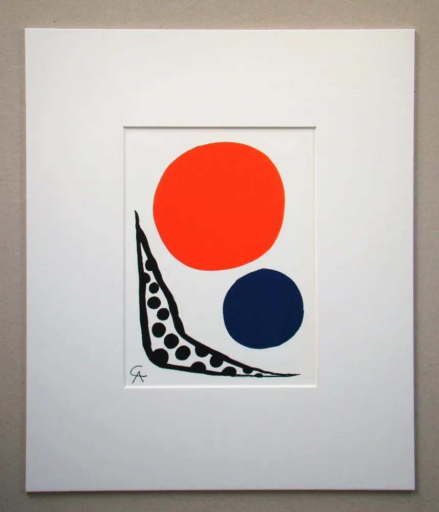 石版画 Calder - Untitled composition