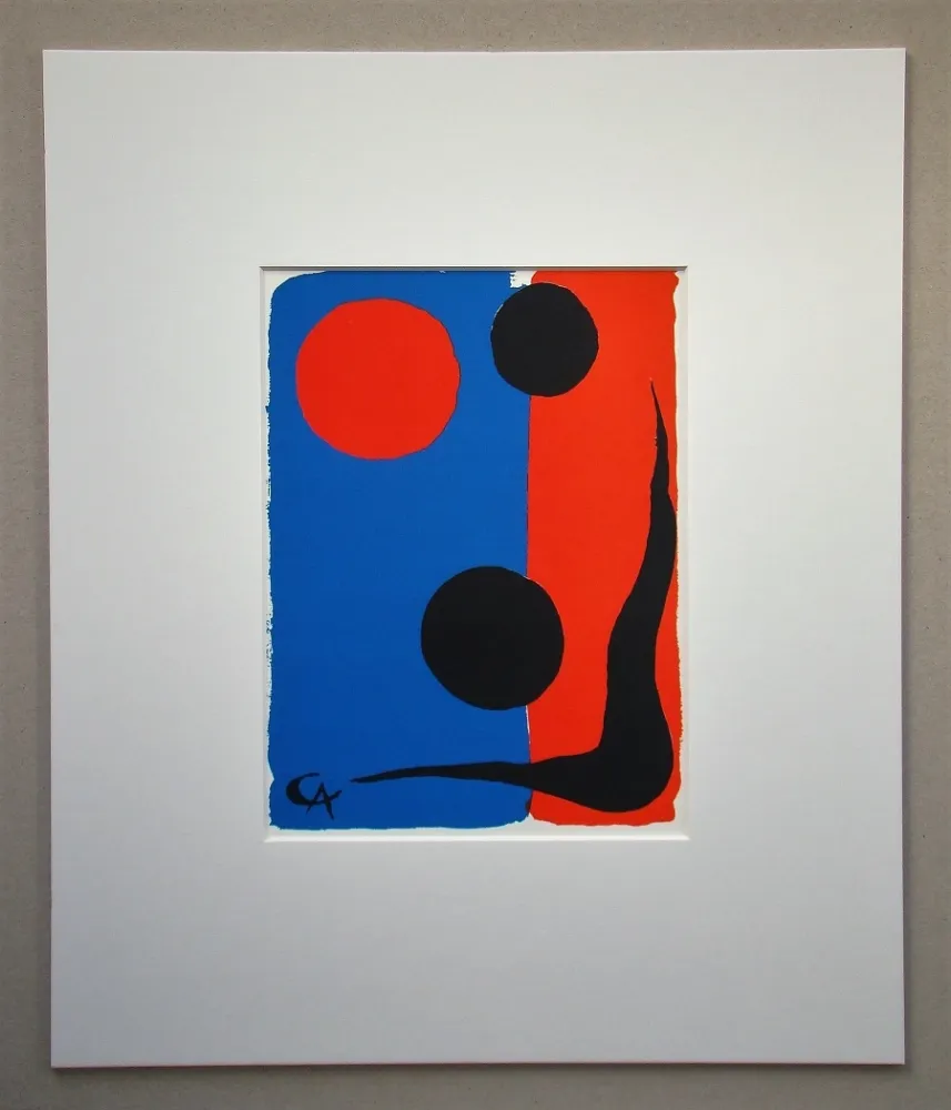 石版画 Calder - Untitled composition