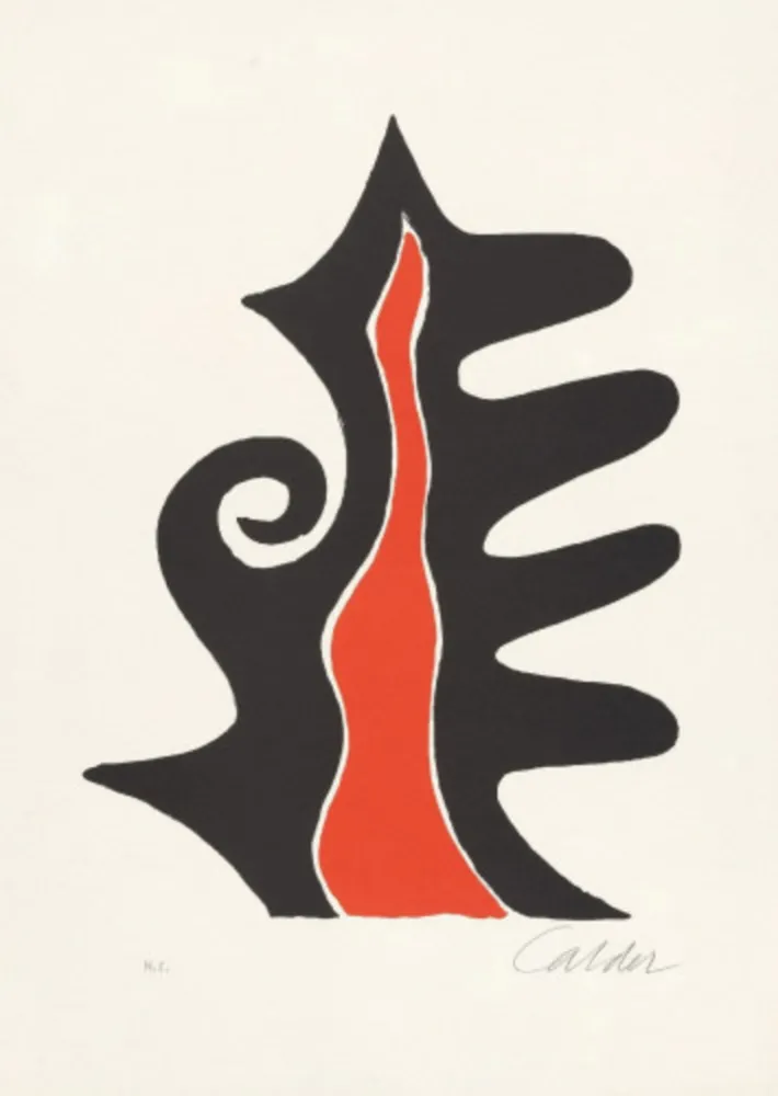 石版画 Calder - Untitled (Derriere le Miroir #201), c.