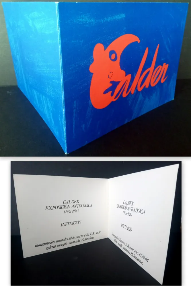 石版画 Calder - Vernissage Calder Galería Maeght 