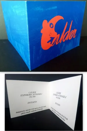 石版画 Calder - Vernissage Calder Galería Maeght 