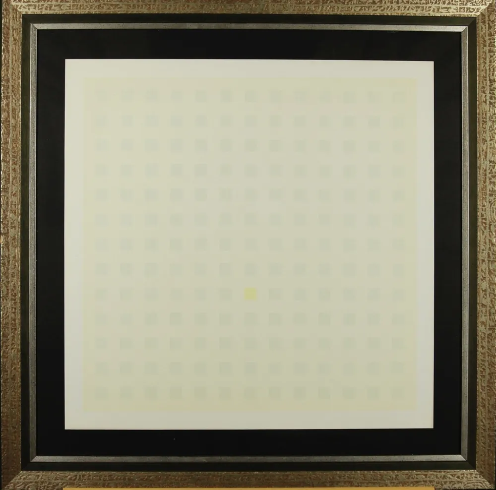 丝网印刷 Calderara - Green Squares