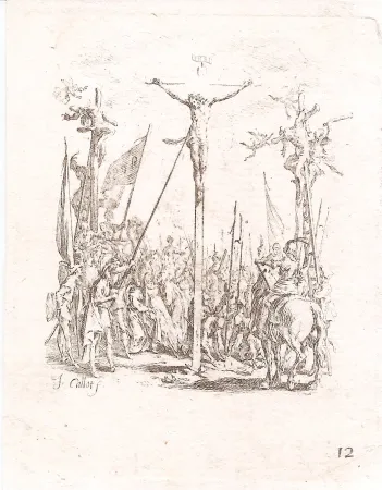 版画 Callot - La petite passion (The Small Passion, complete set of 12 etchings)