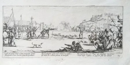 蚀刻版画 Callot - L'Arquebusade / The Firing Squad